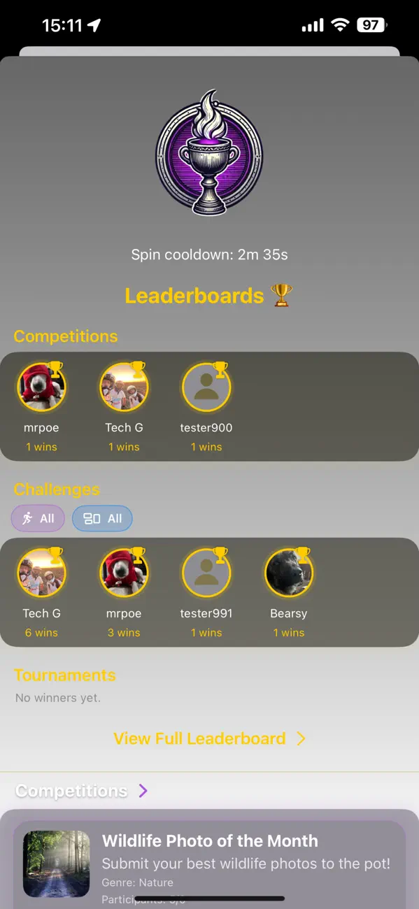 Backwood — Gauntlet leaderboards